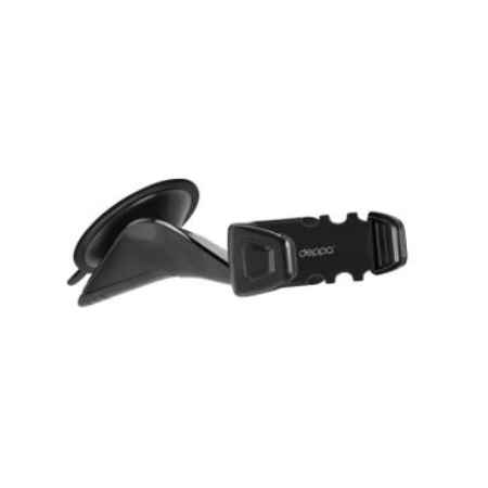 Купить Автомобильный держатель универсальный Deppa Crab Slim для смартфонов 3.5"-6" PU присоска жесткая штанга красный 55130
