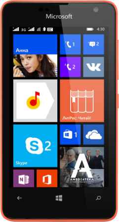 Купить Microsoft Lumia 430 Dual SIM (оранжевый)